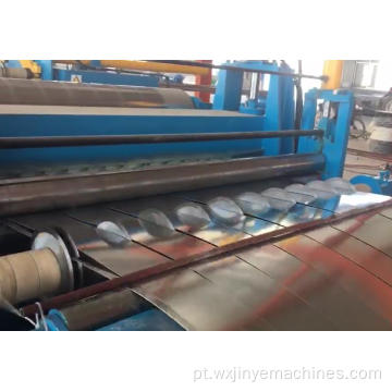 Máquina de linha de corte de tiras de metal de calibre pesado